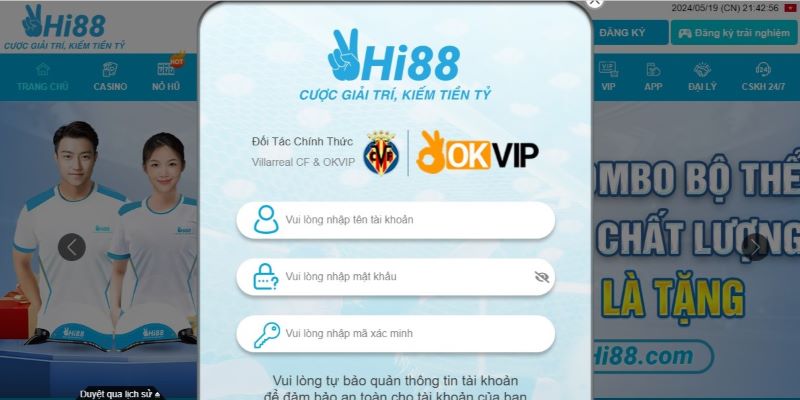 Cách đăng nhập vào Hi88 thành công